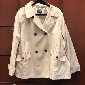 🔥HOST PICK🔥Lands End Plus Size Short Trenchcoat